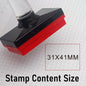 Personalized Logo Self inking Stamp Customized Photosensitive ink Stamp Your design picture