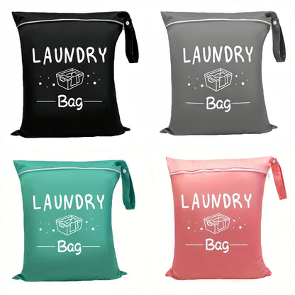 Portable Dirty Clothes Storage Bag Laundry Bags Oxford Waterproof Storage Pouch For Swimming Fitness Beach Clothes Organizer Bag