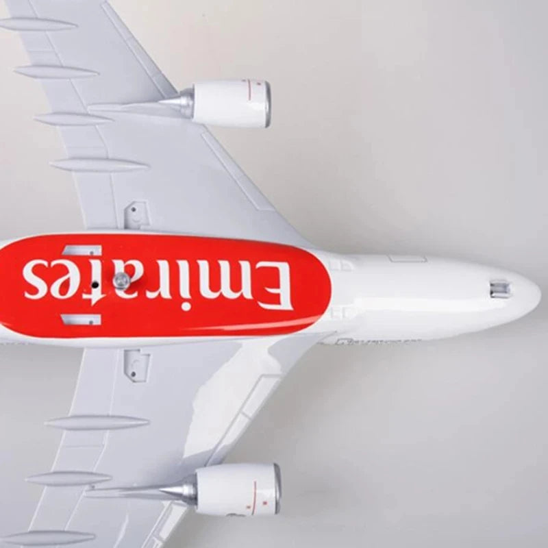 New Emirates A380 Model Plane 1/160 Scale 18 inchs Large Die-cast airplane Toy Collected Gift By Aviation