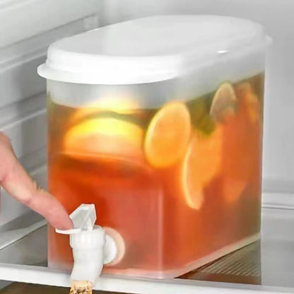 2.8L Cold Water Kettle With Faucet Beverage Dispenser WaterJug Lemonade Juice Container Water Pitcher For Kitchen Refrigerator