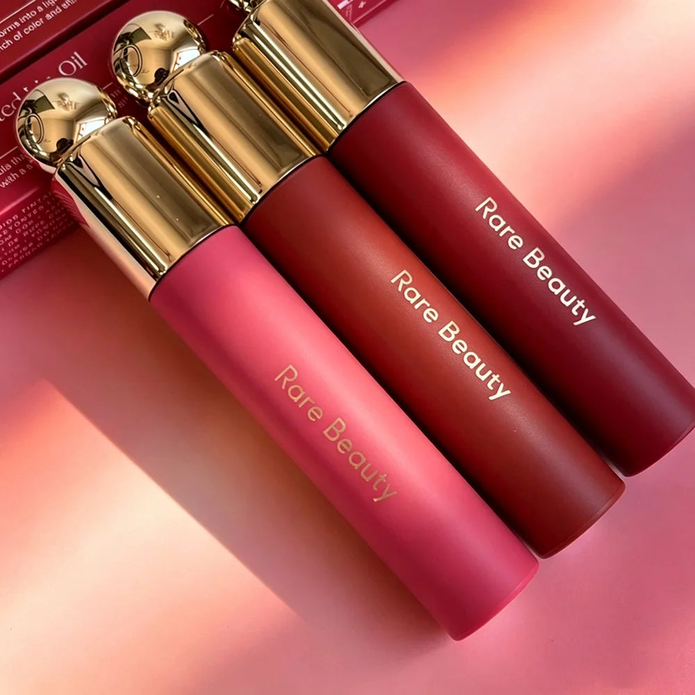 Rare Beauty Trendy Beauty Lip Lacquer Gentle Mellow Sheer Lip Salve Non-tacky Nourish Airy Bloom Mute Lip Hue