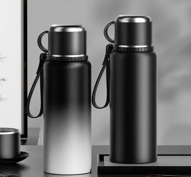 Stainless Steel Thermos Vacuum Hot Water Flask Large Capacity Smart Thermal water bottle Temperature Display Insulated Mug Cup