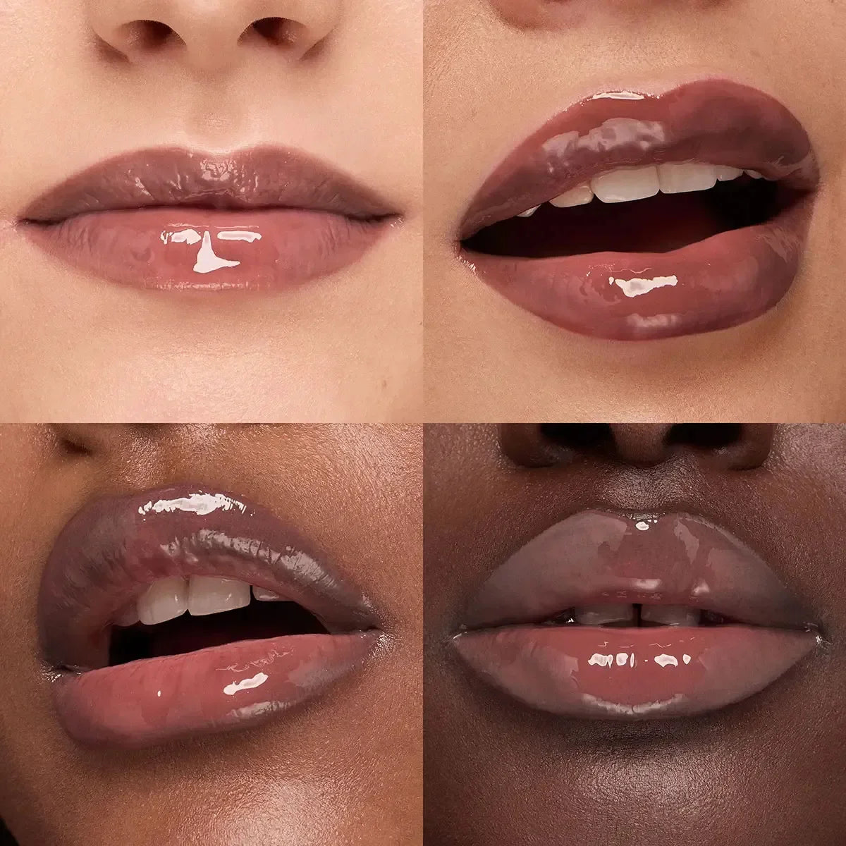 Kiko 3D Hydra Lip Gloss Non-fading Waterproof Blusher Moisturizing Shimmer Makeup Lip Gloss Lipstick Brun Pearly Mauve Liner