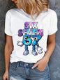 Funny 67 Brainrot Women T Shirts for Laddy Six Seven Brain Rot T-Shirt Party Tshirt for Girls T shirt for Woman Tops Tees