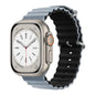 Ocean Strap for apple watch Band 44mm 40mm 45mm 41mm 49mm 46mm silicone correas bracelet iWatch series 7 5 6 3 se 8 Ultra 2 9 10