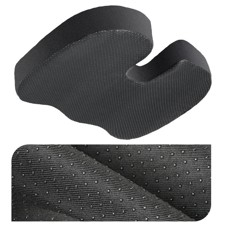 Comfortable breathable seat cushion, U-shaped design wave sponge massage cushion can relieve buttock pressure/coccyx pain