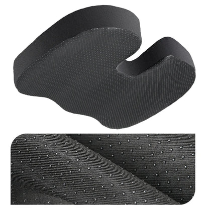 Comfortable breathable seat cushion, U-shaped design wave sponge massage cushion can relieve buttock pressure/coccyx pain