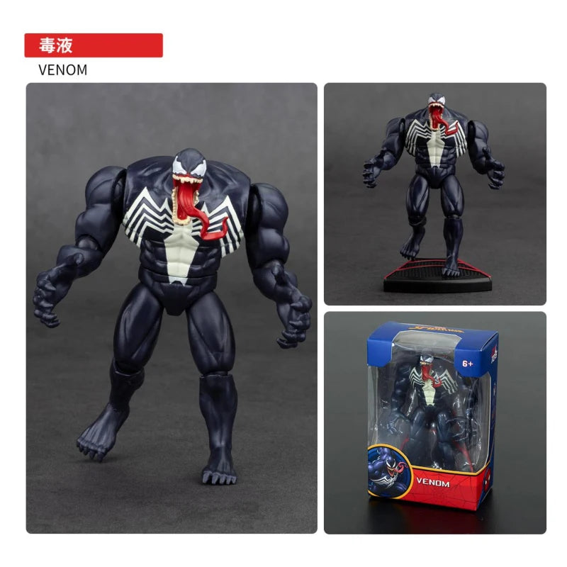ZD Toy Spider-man BASE AGGREGATION GAMEPLAY ELECTRO GREEN GOBLIN Miles Morales Collection Infinity Saga Figure Toy