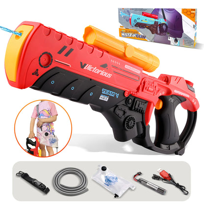 Electric Water Gun Powerful Automatic Water Gun Long Range Classic Big Electronic Watergun Beach Pool Toy Water Blaster for Kids