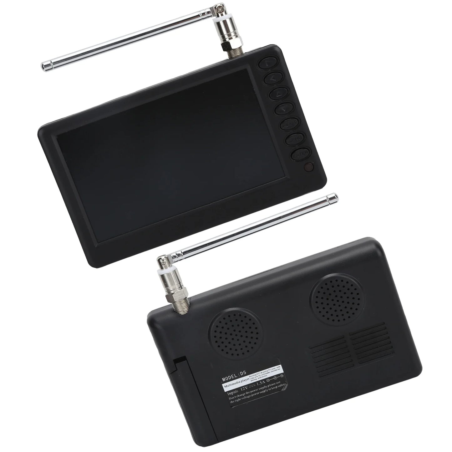 LEADSTAR 5 Inch Digital Television ATSC TV Portable Digital TV for Car Camping Kitchen Mini TV Televisions&amp Video Products