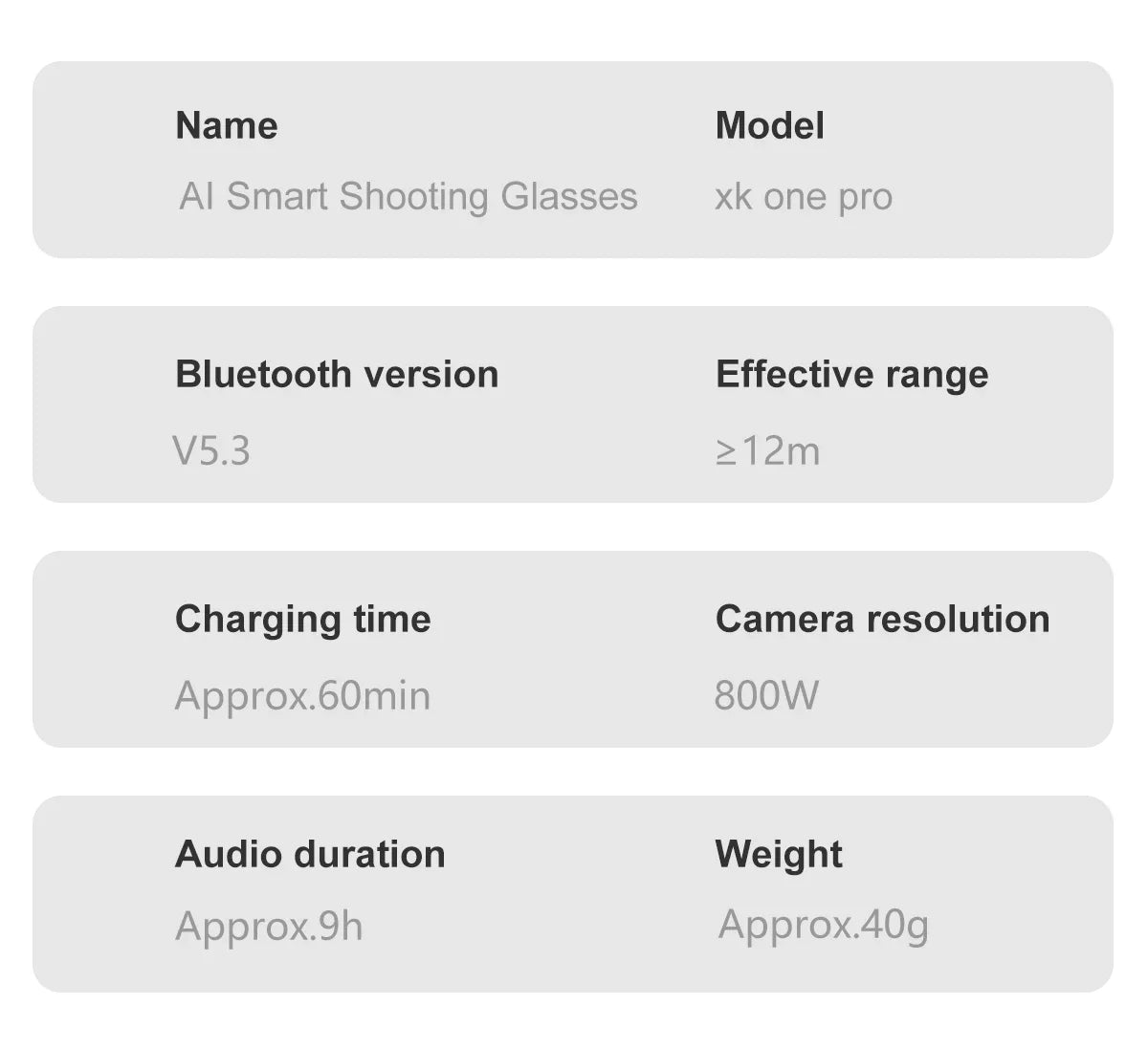 Lenovo AI Smart Shooting Glasses 800W HD Camera Wireless Bluetooth Calling Translation For Men Women Sunglasses With 3 Lenses