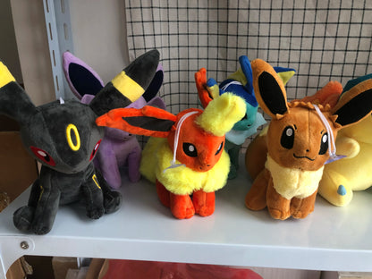 Pokemon Chikorita Cyndaquil Totodile Plush Pikachu Charmander Bulbasaur Peluche Charizard Gengar Eevee Family Stuffed Doll Gift