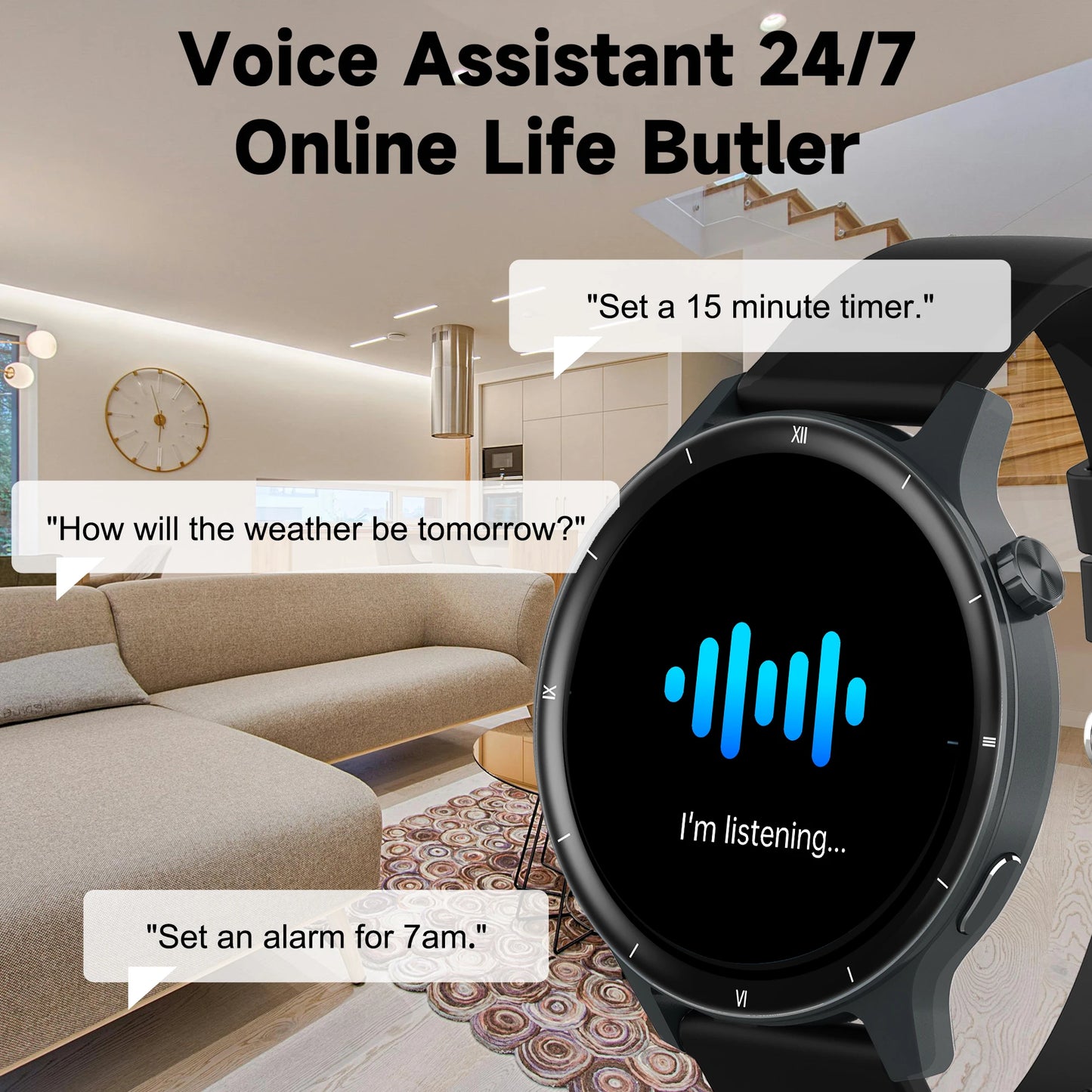 Inteligentny zegarek LIGE dla kobiet i mężczyzn, z połączeniami Bluetooth, sportowa bransoletka fitness, zdrowie kobiet, dynamiczna tarcza 3D, smartwatch damski, nowość 2026