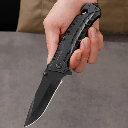 Multi functional and convenient folding knife EDC pocket knife fruit knife, suitable for outdoor survival camping and fishing