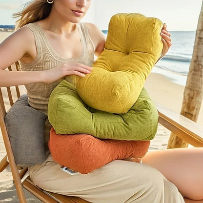 Waist Support Pillow, Cushion, Waist Protection Nap Pillow Chenille Weave Is Very Suitable for Office Chairs and Home Decoration