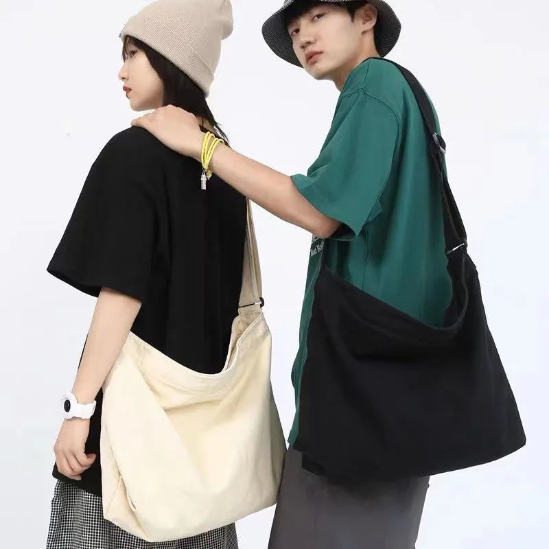 Women's Shoulder Bag Large Capacity Crossbody Bag for Woman 2025 New in Cotton Fashion Korean Female Student School Bag Handbag
