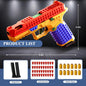 SIG17 Hanging Toy Gun Continuous Firing Building Block Pistol Shell Throwing Airsoft Blowback Toy Outdoor Shooting for Children