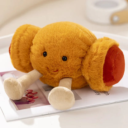 Cute Cartoon Bread Pancake Doll Soft Plush Toys Kawaii Sofa Home Decor Doll Exquisite Collectibles Surprise Fun Birthday Gift