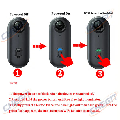 4K HD Motorcycle Mini Recorder Finger WIFI Action Camera Lightweight POV Motorcycle Road Sport Cam Bicycle Vlog Pet Body Camera