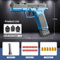 Automatic Continuous Firing SIG17 Shell Ejceting Toy Gun EVA Soft Bullets Airsoft Pistol for Outdoor Sports Shooting Gift
