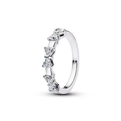 2026 New 925 Silver Heart, Butterfly, Flower Ring, Suitable for Wedding Women to Wear Exquisite High Quality Jewelry