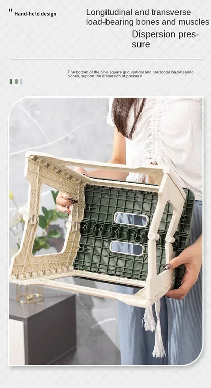Popular Home Folding Stool Thickened Folding Stool Mini Portable Outdoor Picnic Camping Chair Portable Bench Train Mat Stool