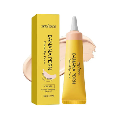 Premium Banana PDRN Eye Dark Circles Blemishes Brightener Concealer Cover Lightweight Non-sticky Under-Eye Concealer Moisturizer