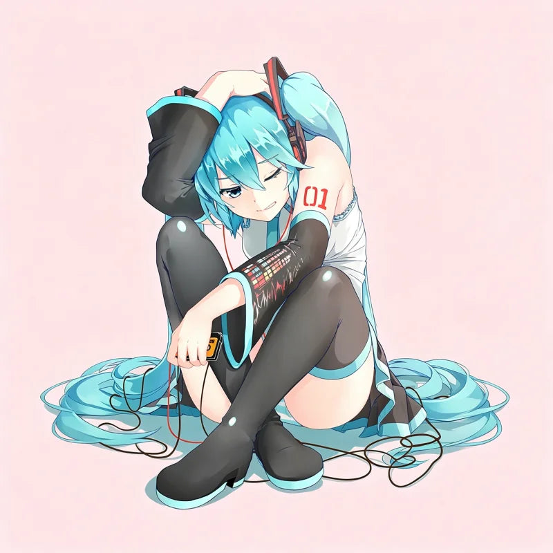 24 Styles Hatsune Miku Anime Poster MIKU Magazine Bedroom Dormitory Studio Decorative Painting Photography Wallpaper DIY Gifts