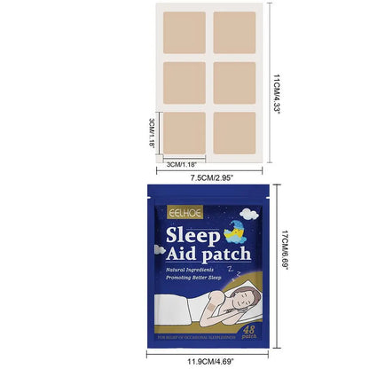 10pcs Adult Sleeping Patches Relieve Stress Promote Sleep Hypnotic Artifact Adult Soothing Decompression Massage Relax Stickers