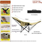 Portable Folding Moon Chair 3 Level Adjustable Recliner Camping Picnic Beach Office Nap Lounger Lightweight Foldable Chair