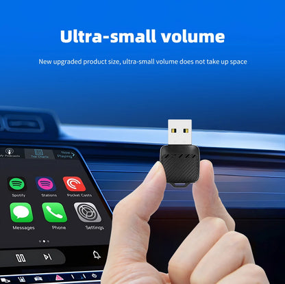 EKIY 2in1 Wireless CarPlay Dongle Wireless Android Auto Adapter Car Intelligent Systems AI Smart Box For Car With Wired CarPlay