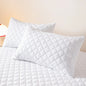 Northern Europe Double-deck Pillowcase Waterproof Anti-Mite Anti-Bacterial Quilted Cotton Pillow Case Bedroom Home Decoration