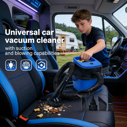 3in1 Handheld Car Vacuum Cleaner Wet Dry Use Powerful Suction Large Capacity Easy to Clean Suitable for Car Interior Cleaning
