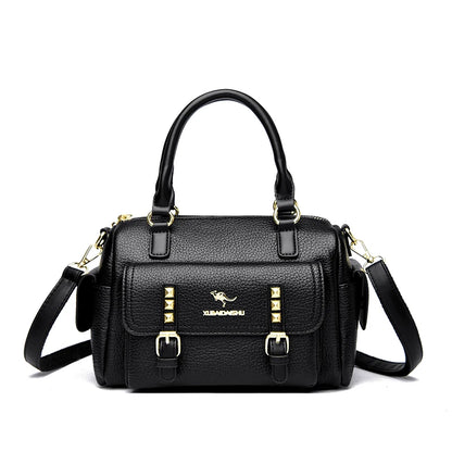 Luxury Designer Soft Leather Shoulder Crossbody Messenger Bags for Women 2026 High Quality Casual Ladies Purses and Handbags