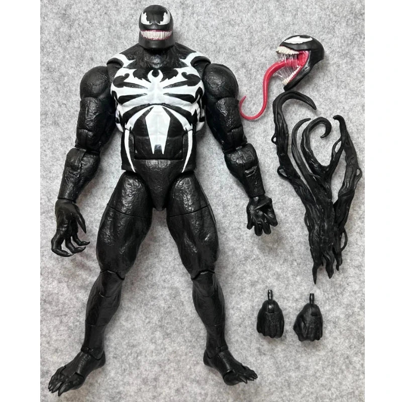 New Venom Highly Articulated Action Figure with Swappable Heads Boxed PVC Collectible Model Desktop Display Hobby Toy Gift