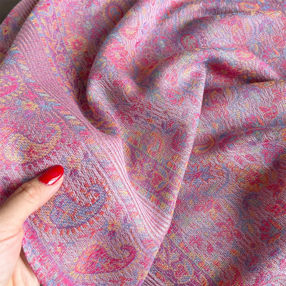 Luxury Winter Scarf Women Cashmere Warm Pashmina Brand Foulard Female Shawls Wraps Thick Soft Bufanda Poncho Scarves Stole 2025