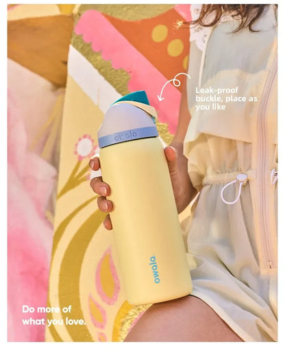 Owala Freesip 32oz Insulated Cup Straw Stainless Steel Water Cup Large Capacity Handheld Outdoor Insulated Pot 945ml