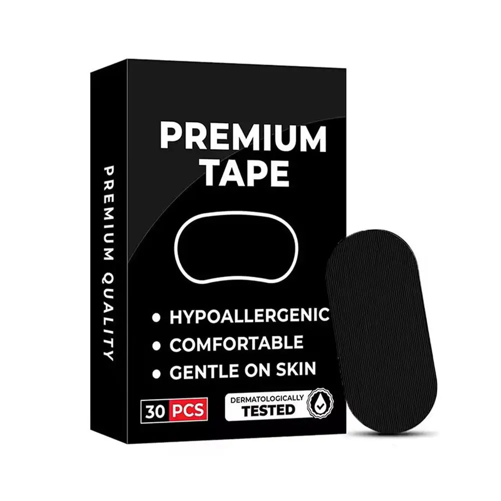 2pcs Closed Mouth Sleep Elastic Tape Stop Snoring Sleep Glue Tape Sleep Open Mouth Breath Correction Tape Health Care