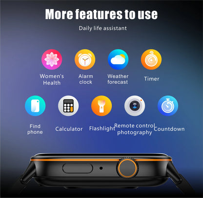 2026New Military Dual-band GPS Smart Watch Compass IP68K Waterproof Bluetooth Call Heart rate Sports Smart Watch For IOS Andriod