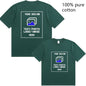 Custom-Made Men's T-Shirts Are Suitable for Team Gatherings, Gyms, and Sports Cotton Round-Neck Short-Sleeved Shirts