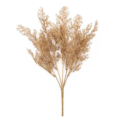 Luxury Golden Artificial Flower Arrangement Floral Display with Golden Leaves,for Christmas, Indoor Decor for Home Decorations