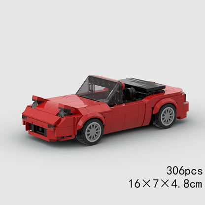 City Speed Racing Car Model Building Blocks DIY Bricks MOC Toy Classic Rally Sports Super Racer Vehicle Christmas gift technique