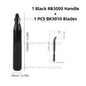 Deburring Tool RB3000 with 1 or 11 High Speed Steel Swivel Blades BS1010 BS1018 BK3010 BS3010 360 Degree Rotary Head Burr Remove