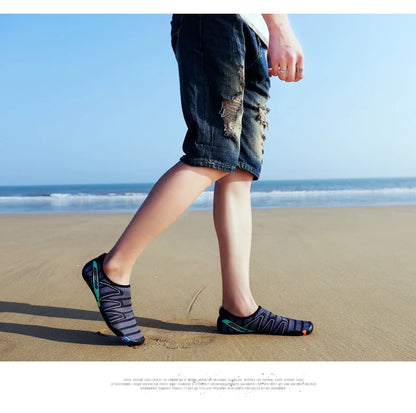 Men Water Swimming Shoes Women Sneakers Barefoot Beach Sandals Upstream Aqua Shoes Quick-Dry River Sea Diving Surfing Seaside