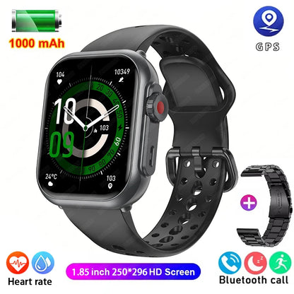 For IOS Watch Ultra 2 SE Men Women Smart Bracelet 1000mAh Battery GPS AMOLED Display Bluetooth Call Sport Waterproof Smart Watch