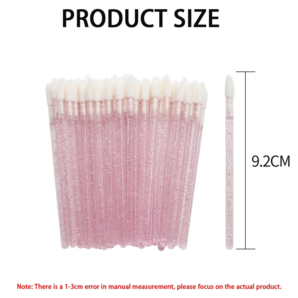 300/500PCS Crystal Lip Brushes Set Wholesale Lipstick Gloss Wands Applicators For Eyelash Extension Makeup Brush Beauty Tool