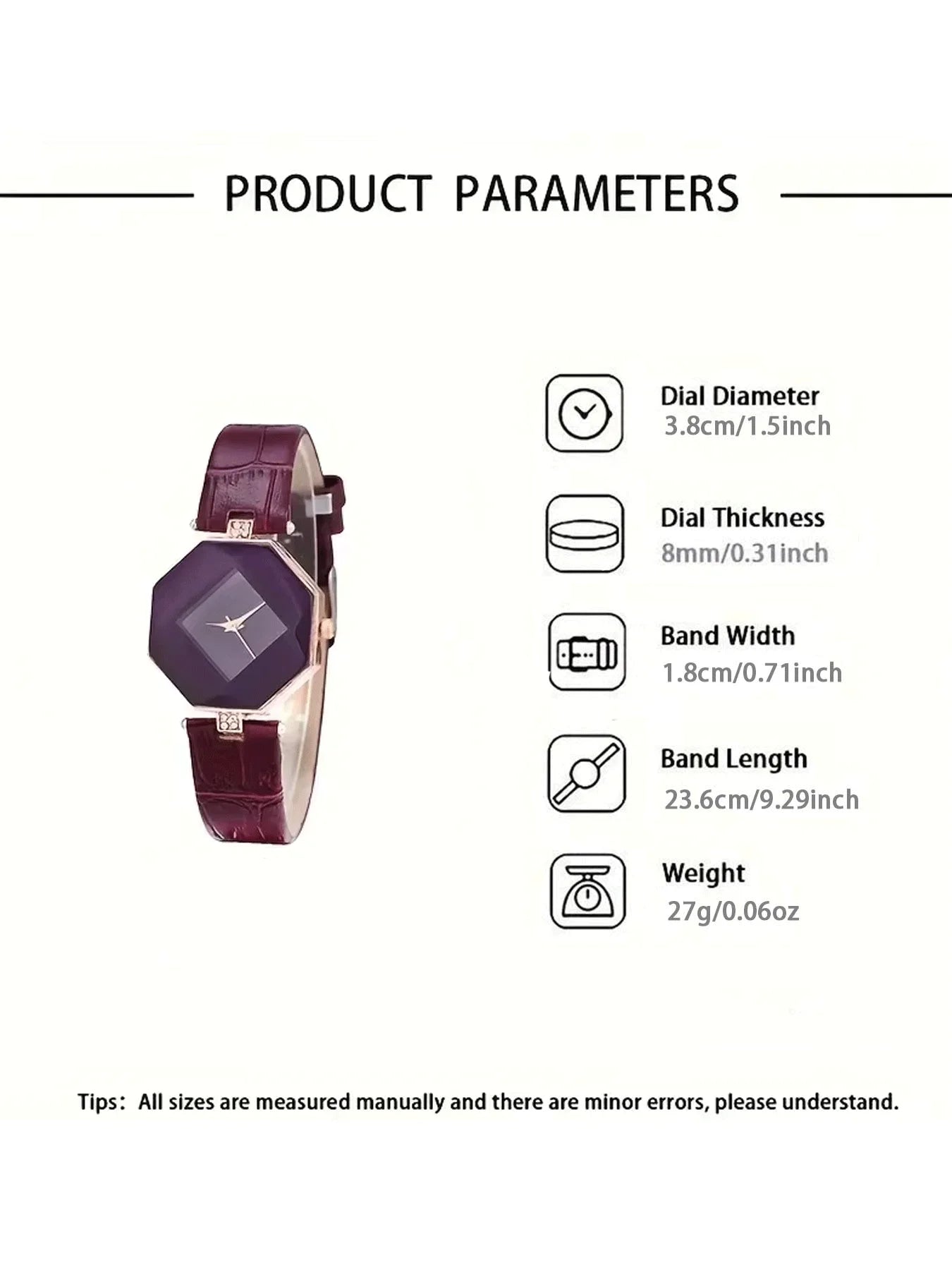 6-piece Women's Watch Fashion Watch Women's Versatile High end Women's Watch Women's Watch Set