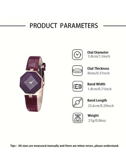 6-piece Women's Watch Fashion Watch Women's Versatile High end Women's Watch Women's Watch Set