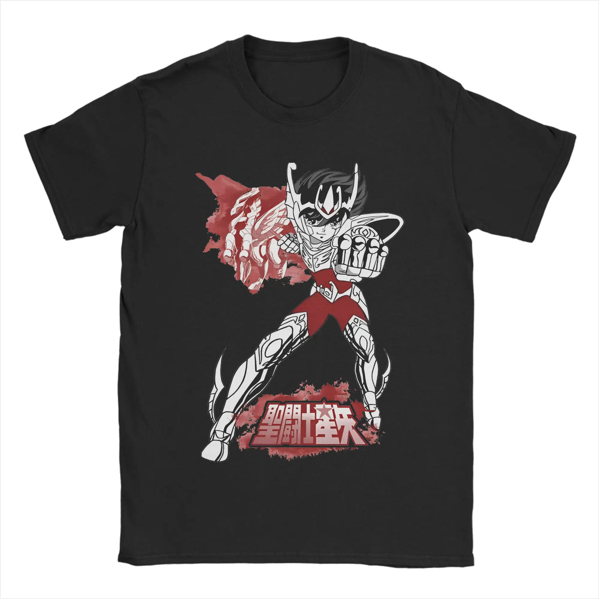 Knights of The Zodiac for Men Women T Shirt Anime Fashion Tee Shirt Short Sleeve Round Neck T-Shirt Cotton Gift Idea Clothes