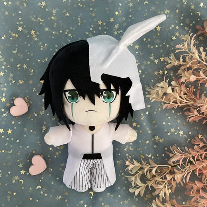 Anime BLEACH Kuchiki Byakuya Ulquiorra Cifer Kurosaki Ichigo Cosplay Plush Doll Toy Cute Soft Stuffed Pillow Kids Gift 20cm